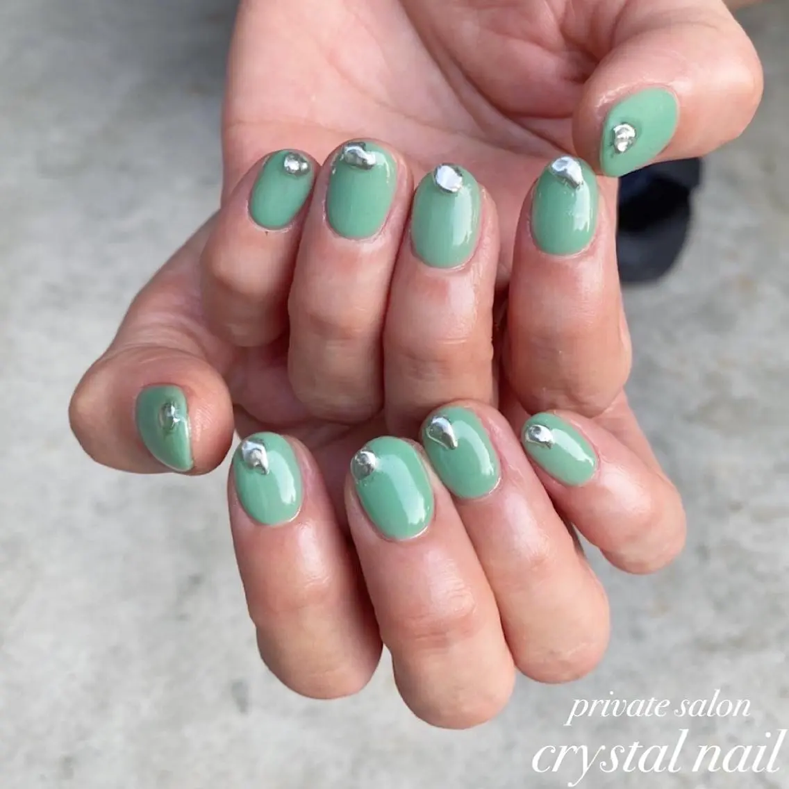 ネイル シンプルネイル Crystal Nailのネイルデザイン