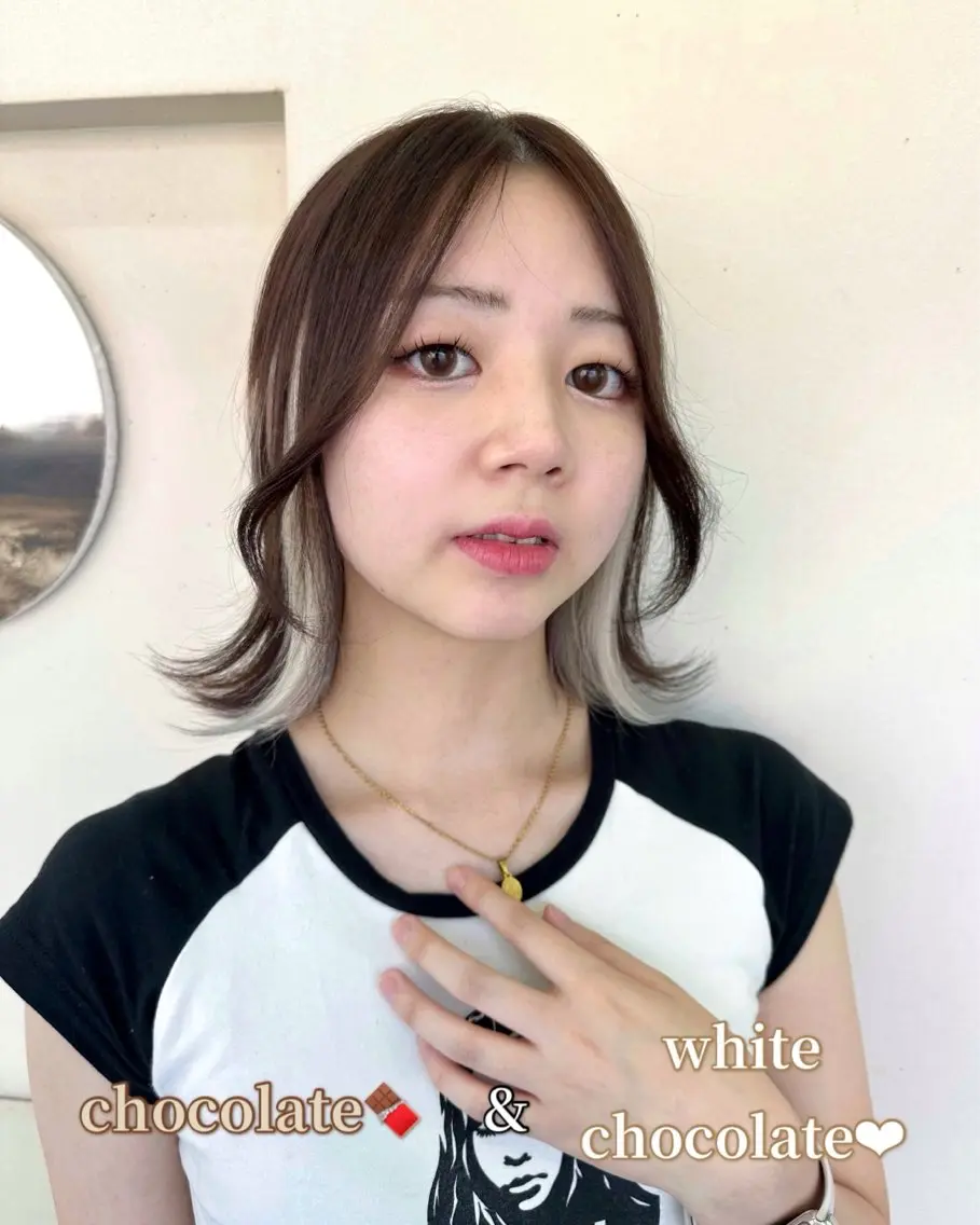 ミディアム カラー 🌈miu miu hair✂️💕のヘアスタイル