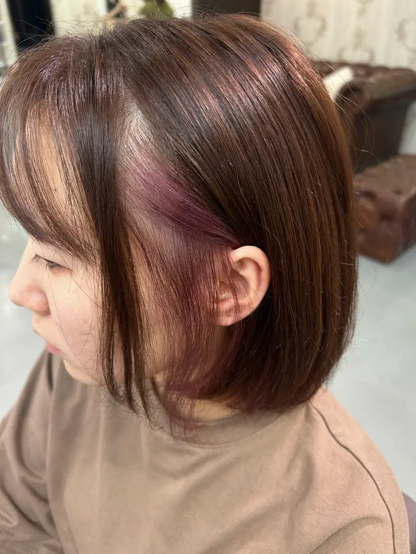 💎イヤリングカラー + 5分ヘッドスパの写真