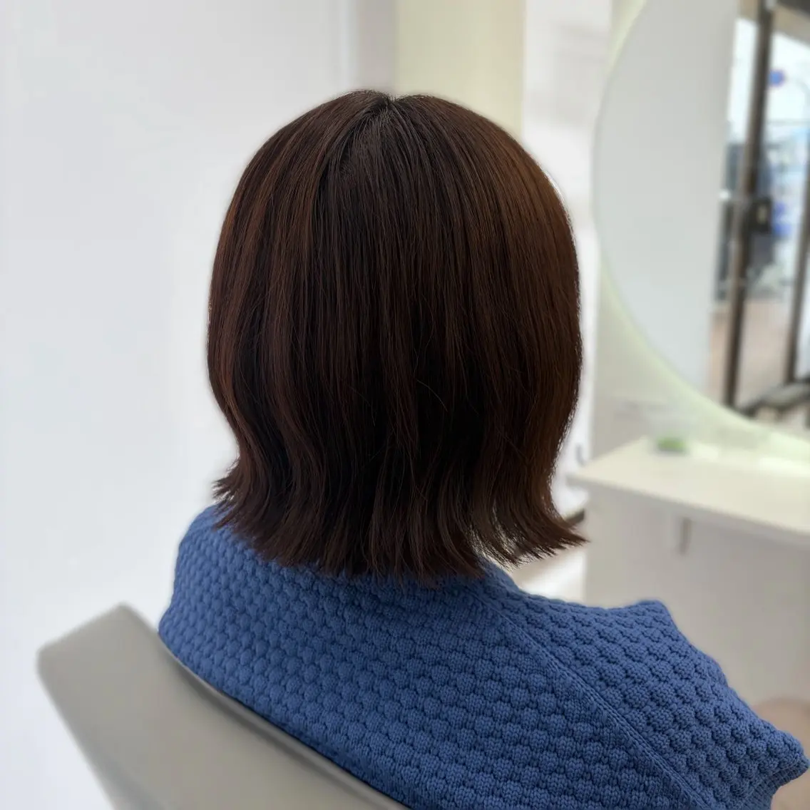 カラー ブラウンカラー ナチュラルブラウン ピンクカラー 庄司 茉唯のヘアスタイル