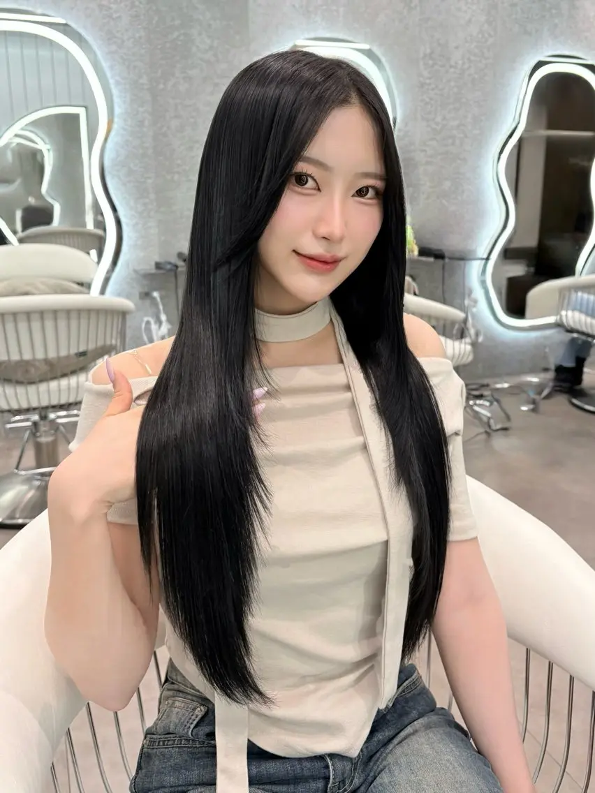 ロング ヘアアレンジ 縮毛矯正 カット 縮毛矯正 トリートメント ヘアセット 大宮縮毛矯正🩵 レイヤー 佐藤和のヘアスタイル