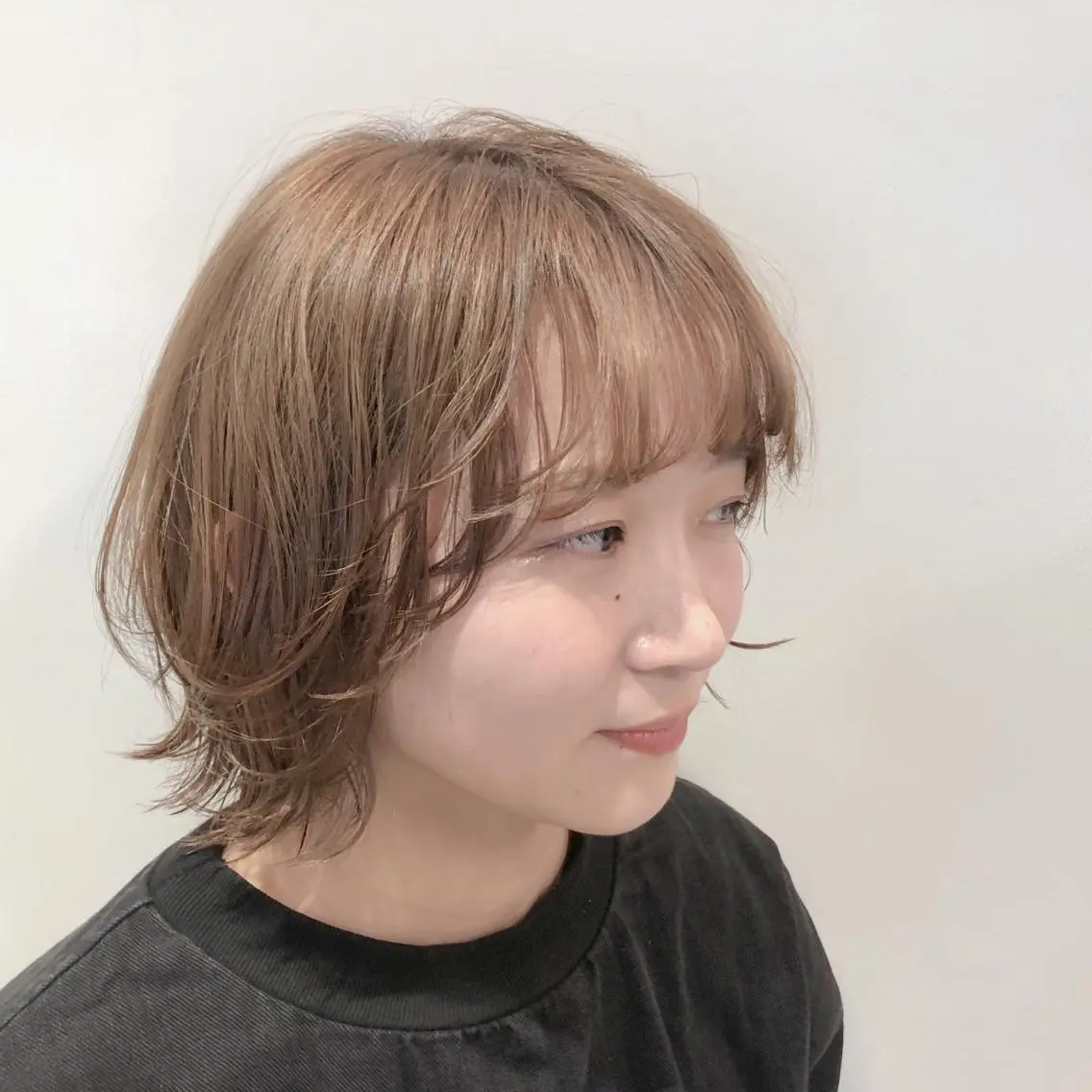ショート パーマ カット ヘアカラー トリートメント 心斎橋 美髪職人　近江のヘアスタイル