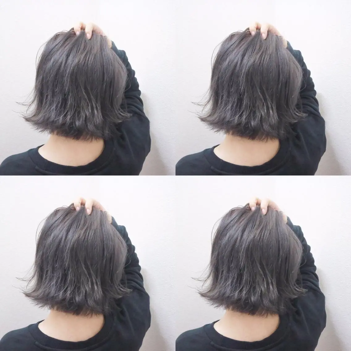 ショート カラー アディクシーカラー アッシュ JILBLAN京都 ショート/ハイライトのヘアスタイル