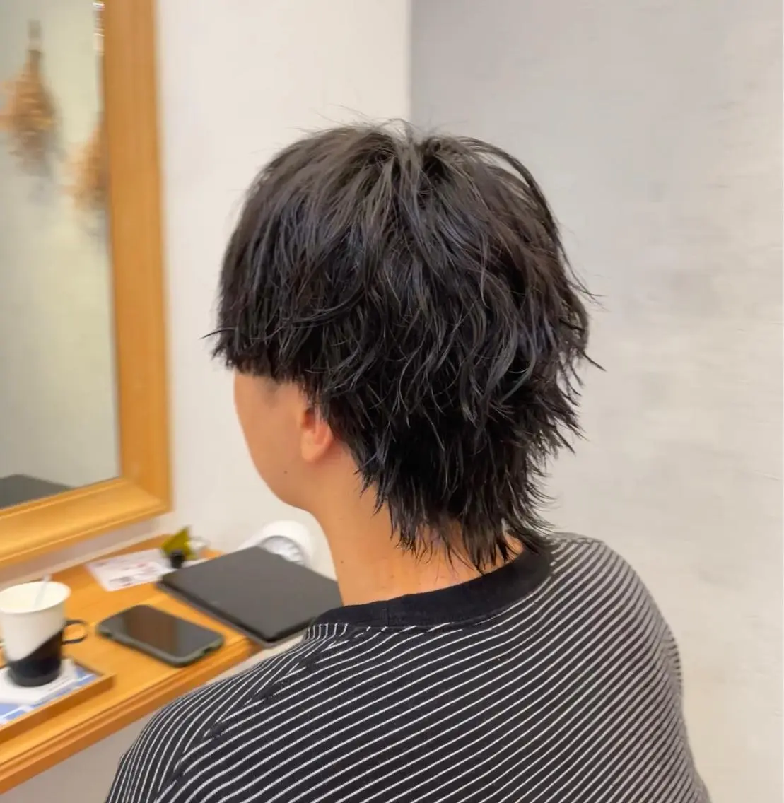 メンズ メンズパーマ メンズツイストパーマ メンズウルフカット ウルフカット ツイストパーマ siie ヤギのヘアスタイル