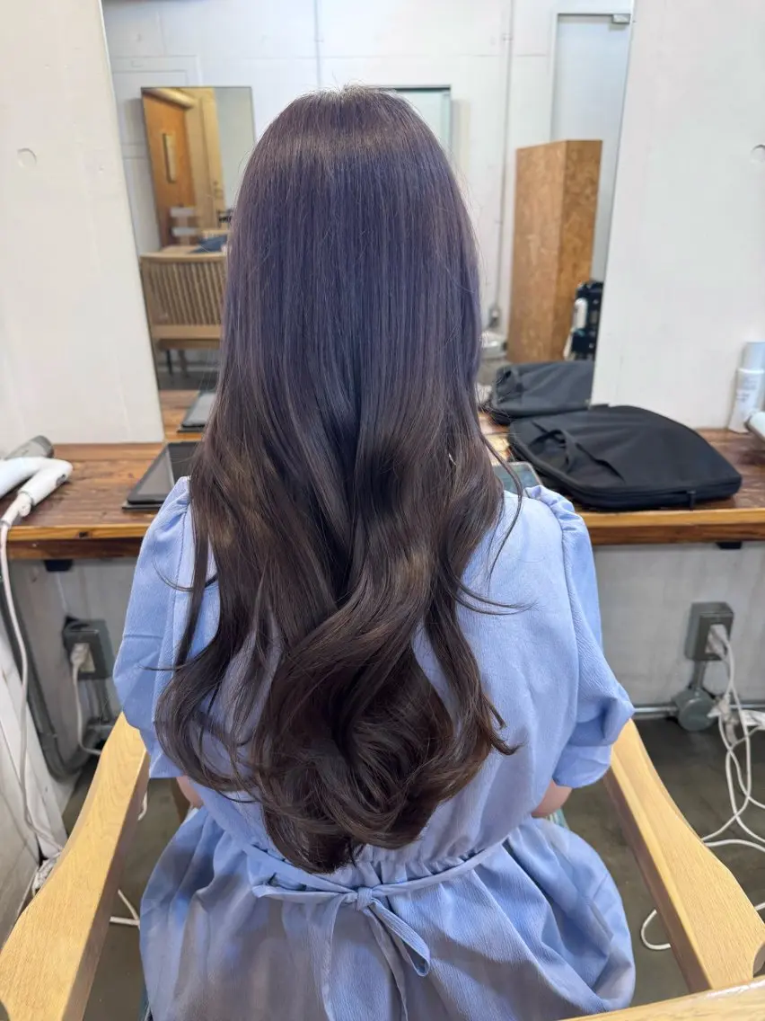 ロング カラー ラベンダーカラー モデル募集中 🫧こうめ🫧のヘアスタイル