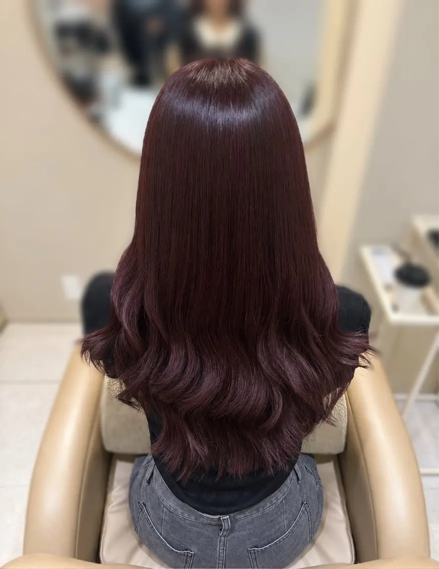 ロング カラー ヘアカラー トリートメント 難波駅から徒歩1分 MITSUKI⭐️のヘアスタイル