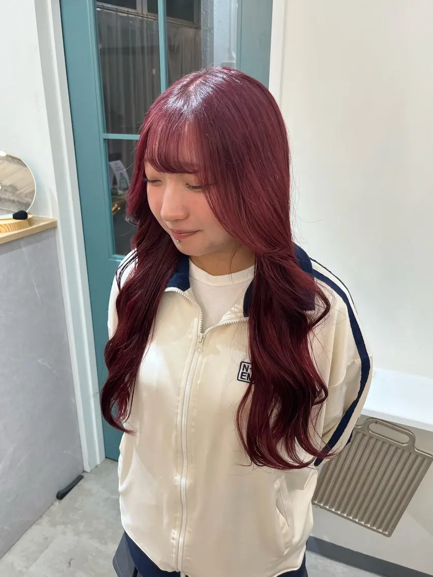ロング ヘアアレンジ ヘアカラー 【혁명】さら/사라: Korean🍀のヘアスタイル