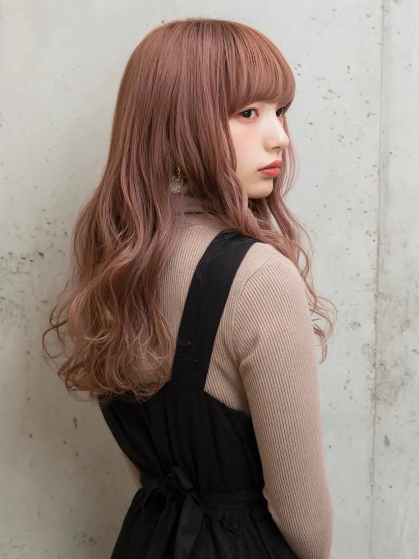 セミロング カラー ヘアカラー トリートメント 池袋/カラー特化🎨 ロング料金なし🩵のヘアスタイル