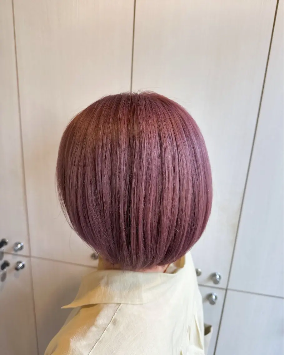 ショート カラー ヘアカラー あべ ゆうかのヘアスタイル