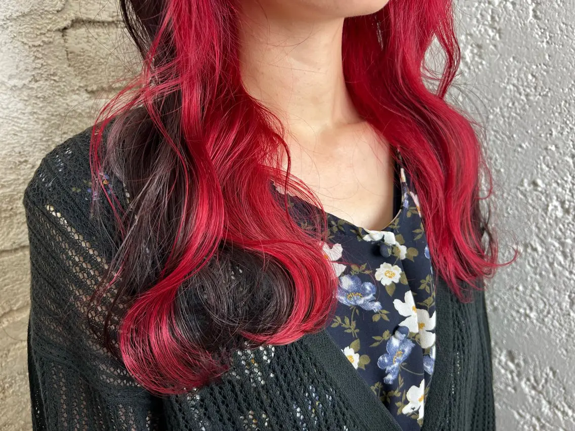 ロング カラー カット ヘアカラー トリートメント ヘッドスパ ヘアセット ️韓国ヘア/レイヤー カット❤️Yūkaのヘアスタイル