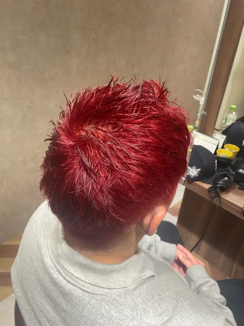 ショート カラー メンズ 平木 悠葵のヘアスタイル