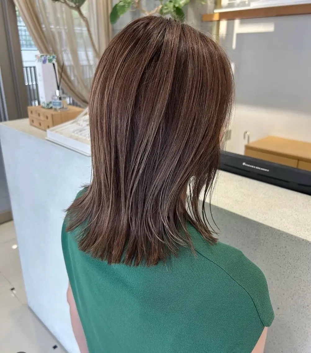 ミディアム 🦋NIA🦋 SALONECINQのヘアスタイル
