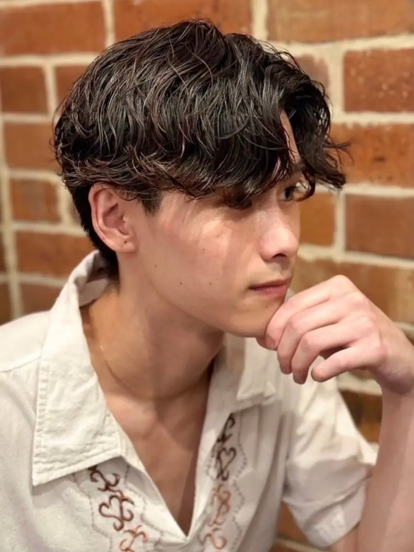 ミディアム メンズ 芦川 柚貴のヘアスタイル