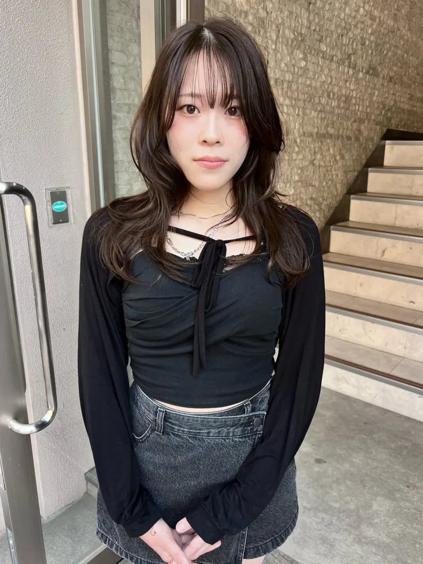 セミロング カラー カット ヘアカラー トリートメント 樫原裕二/似合わせ カット/透明感カラーのヘアスタイル
