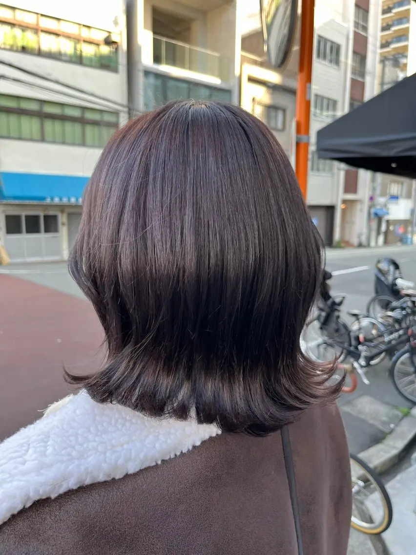 ミディアム 藤倉なつみ/ パーマモデル様募集中のヘアスタイル