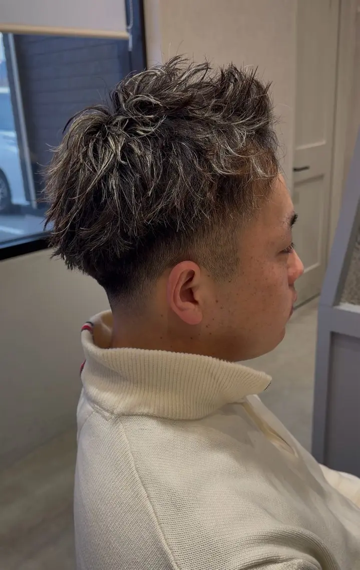 メンズ カット ヘアカラー 保坂 瞭のヘアスタイル
