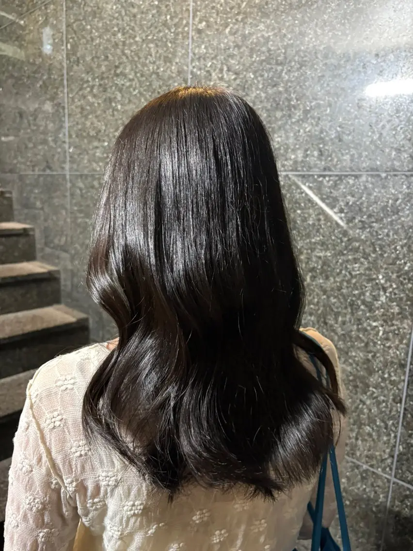 ロング カラー ヘアカラー 野口 楓華のヘアスタイル