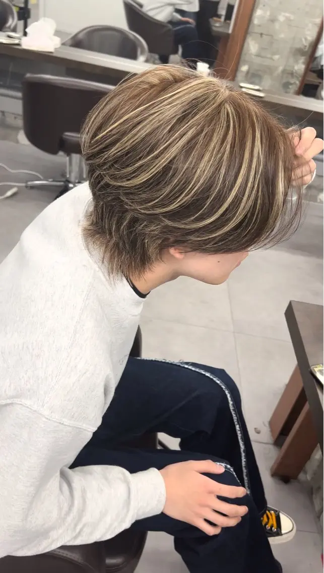 メンズコントラストハイライト✨️の写真
