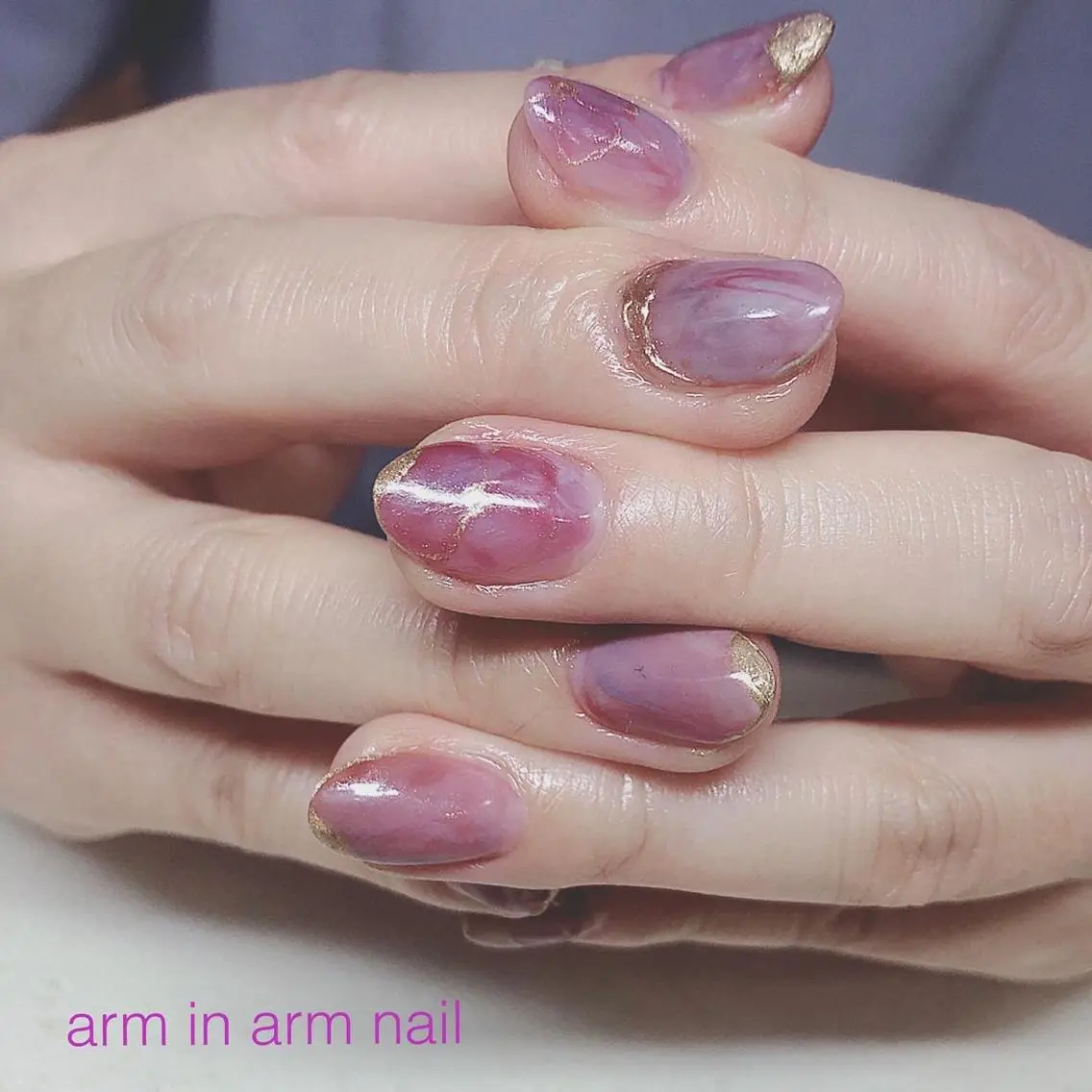 ネイル arm in arm ︎✿Yamamotoのマツエク・マツパデザイン