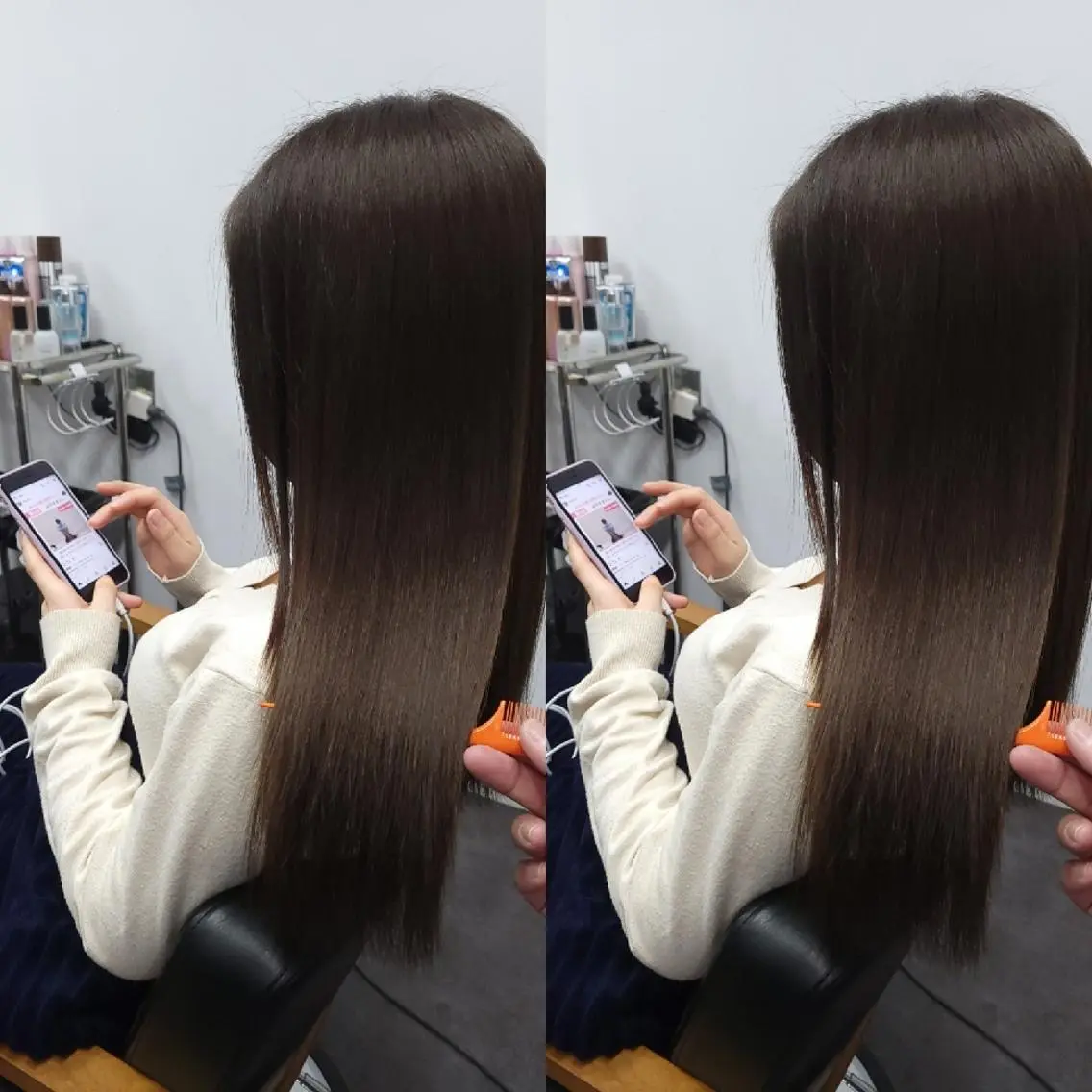 ロング 平田 広大のヘアスタイル