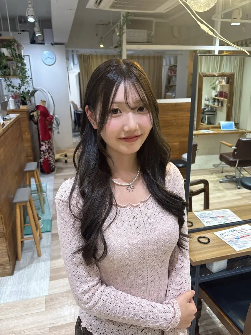 ロング カラー 透明感color ゆうな🎀のヘアスタイル