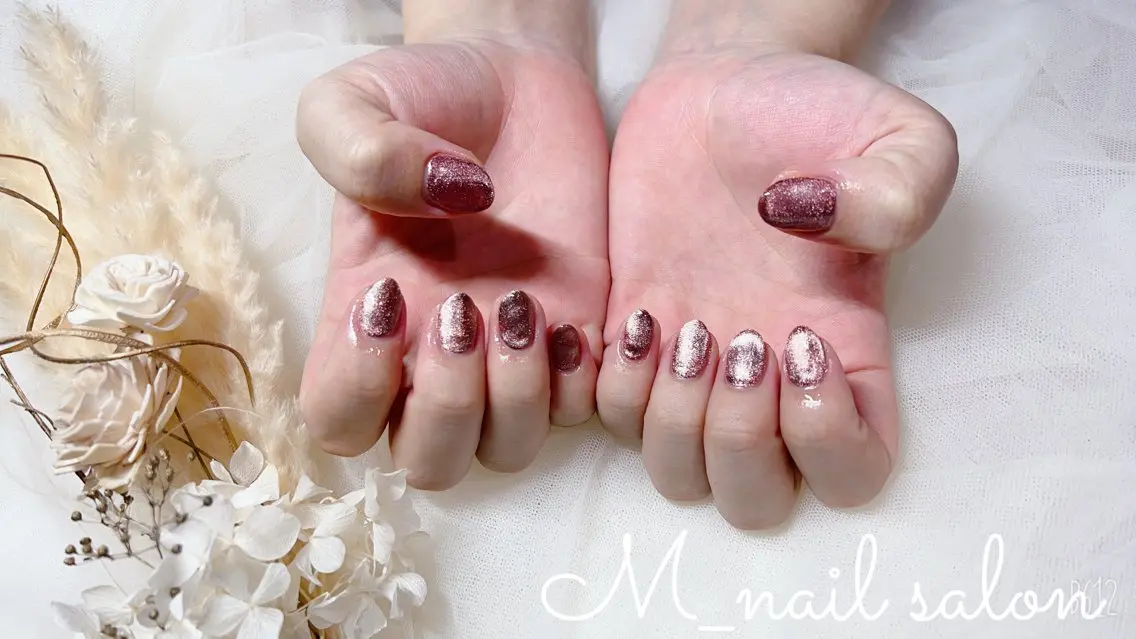ネイル シンプルネイル M_ nail salonのネイルデザイン