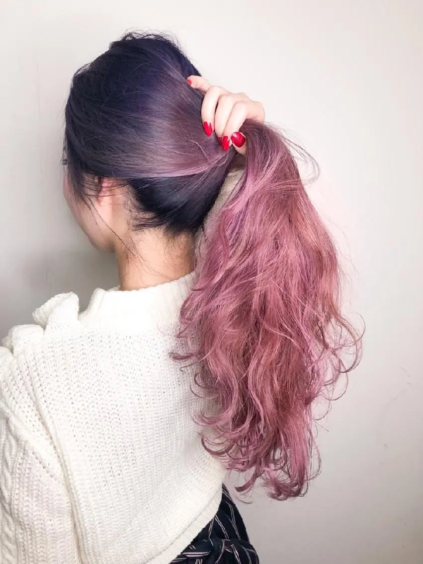 【色落ちまでキレイに】ケアブリーチ+カラー+カット+選べる艶髪トリートメントの写真
