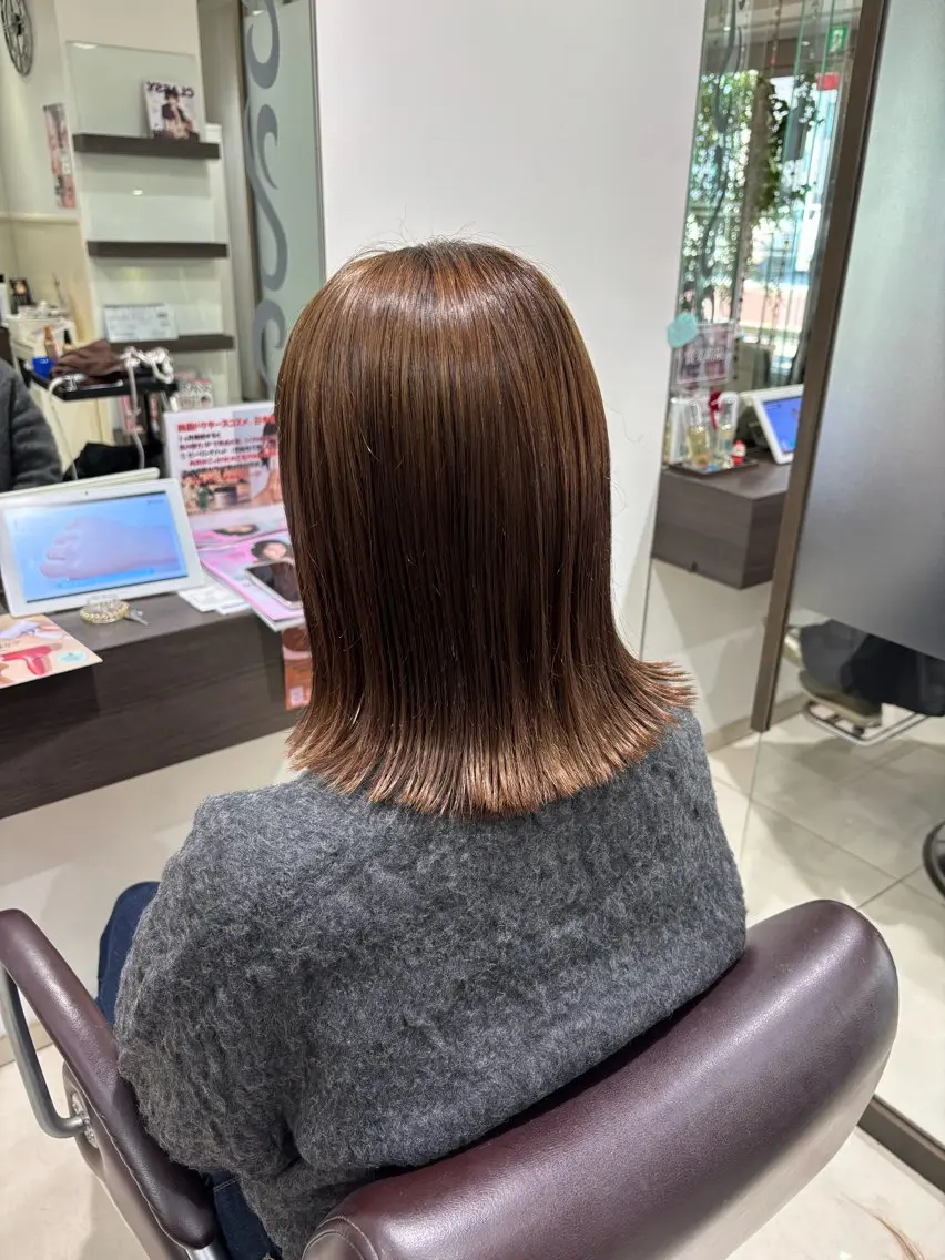 ミディアム トリートメント カット 川村 百々華のヘアスタイル