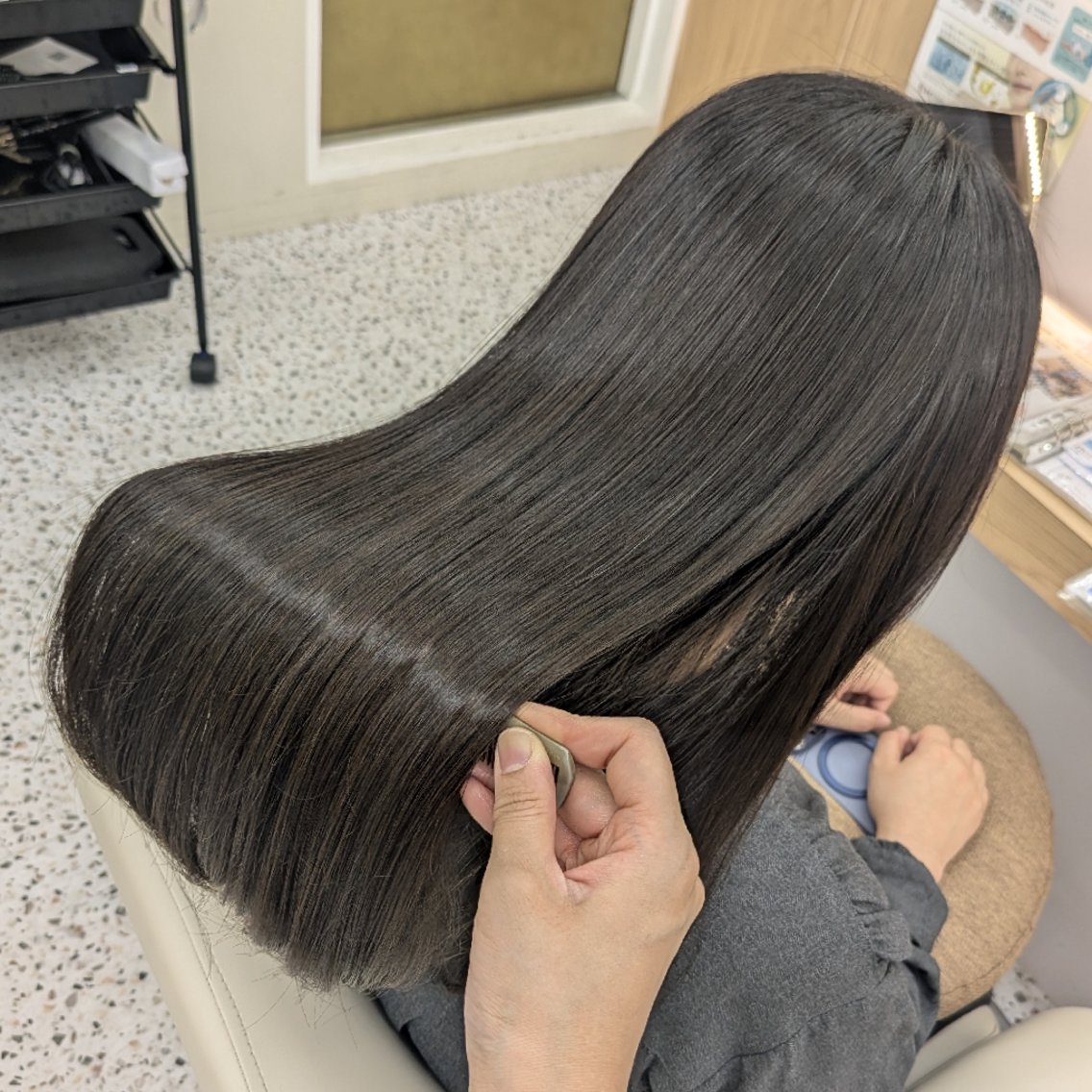 🌻 銀座水素ケア 🌻 只腰 花のヘアスタイル