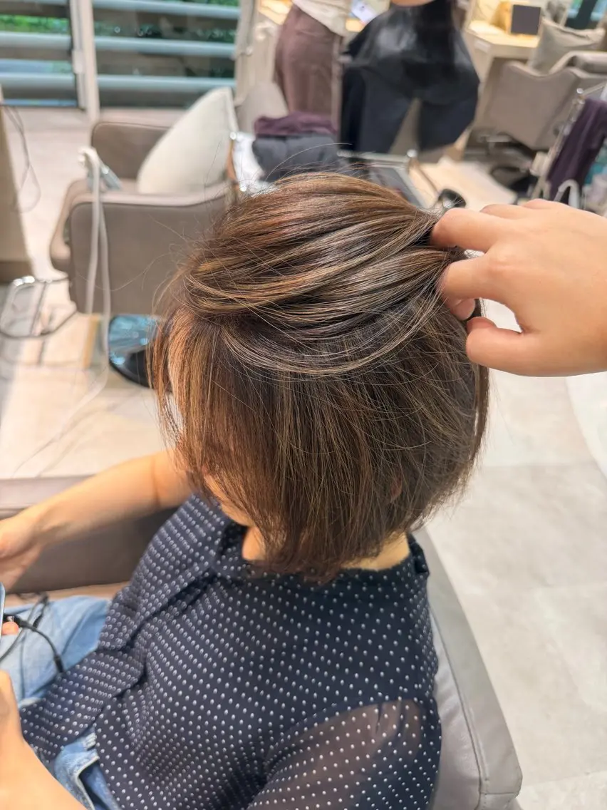 10/4🈳✨️ベージュハイライト➕トリートメント✨️の写真