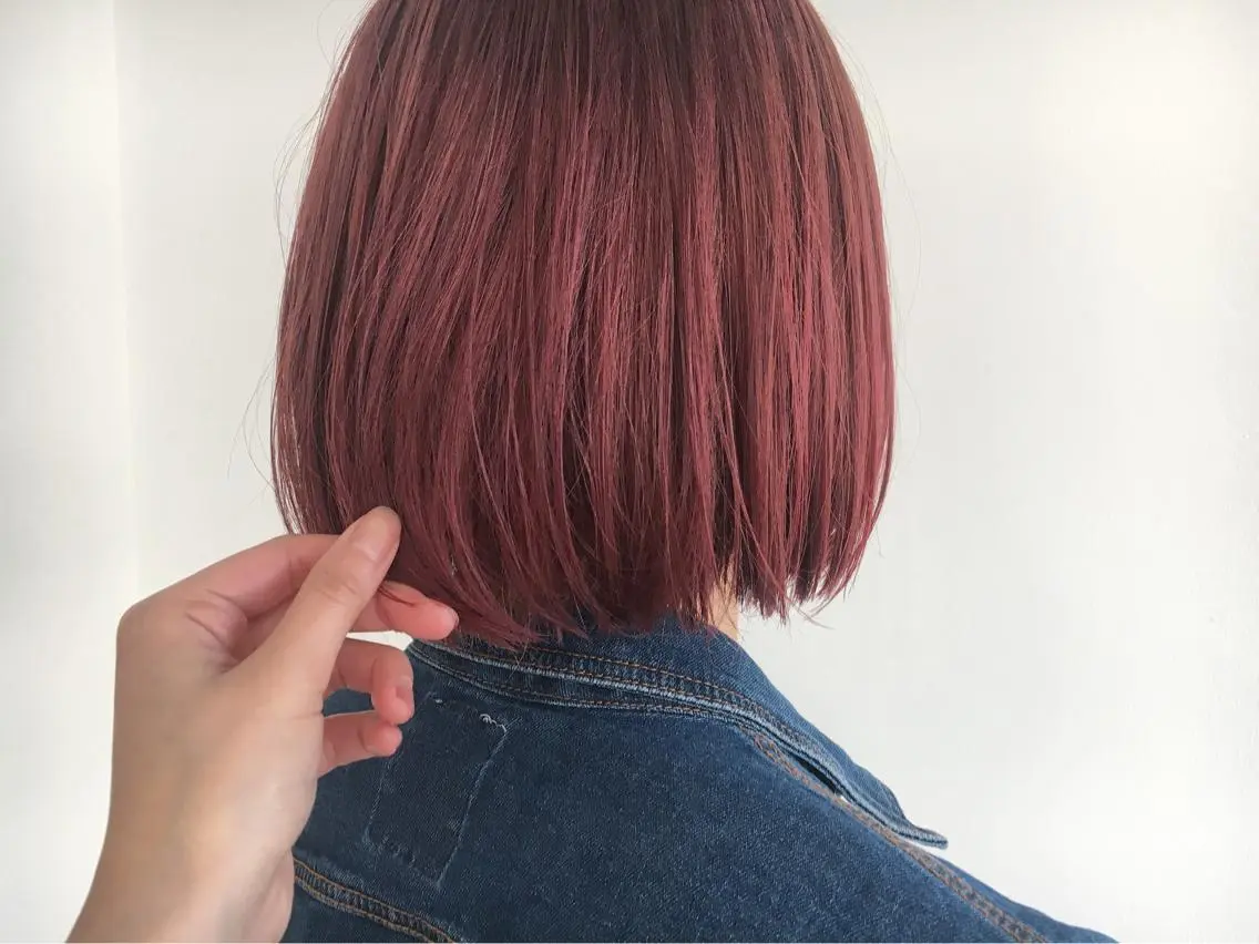 ショート カラー ヘアアレンジ ピンクカラー バイオレットカラー マンツーマン施術🦋 ayajuのヘアスタイル