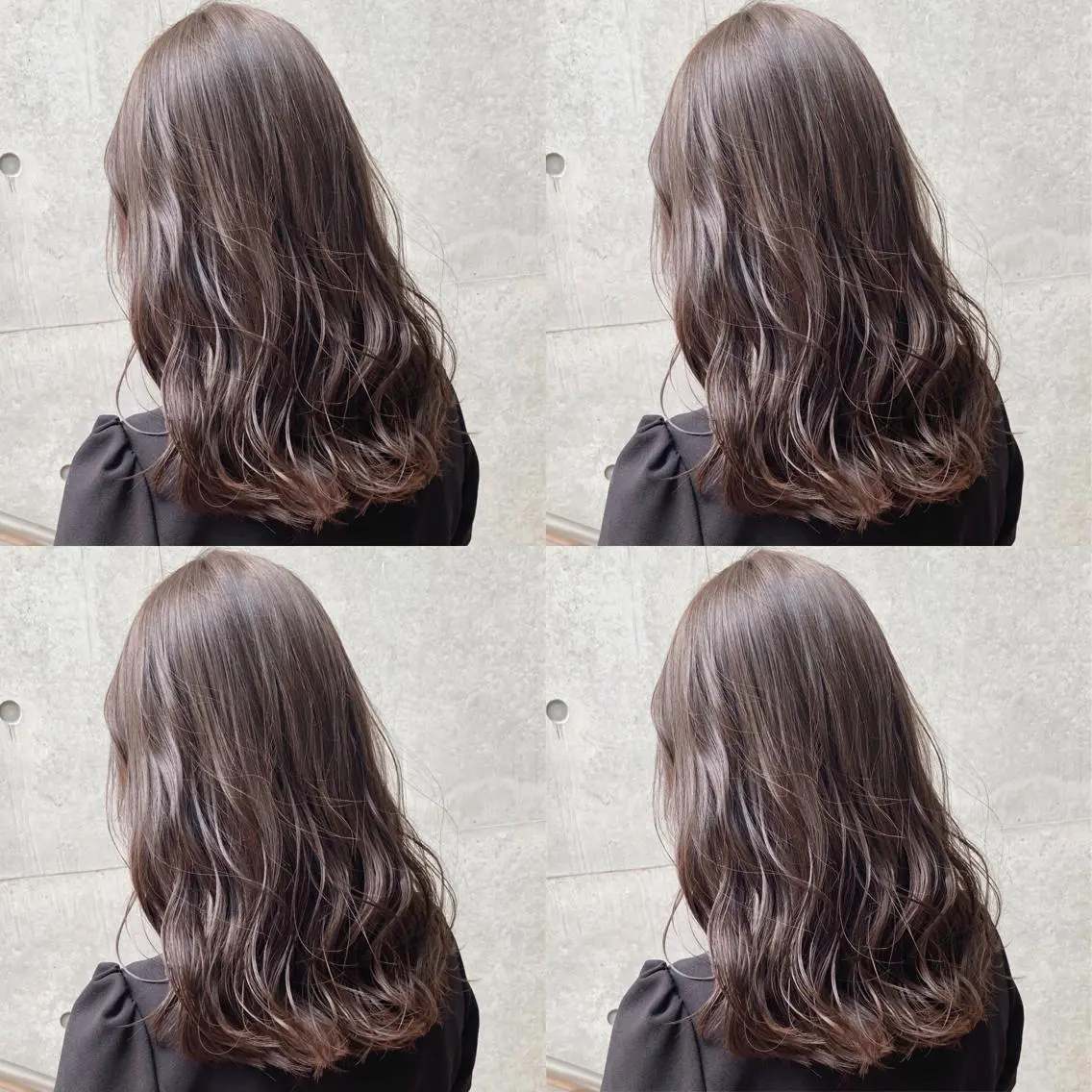 セミロング カラー 澤村 志織のヘアスタイル