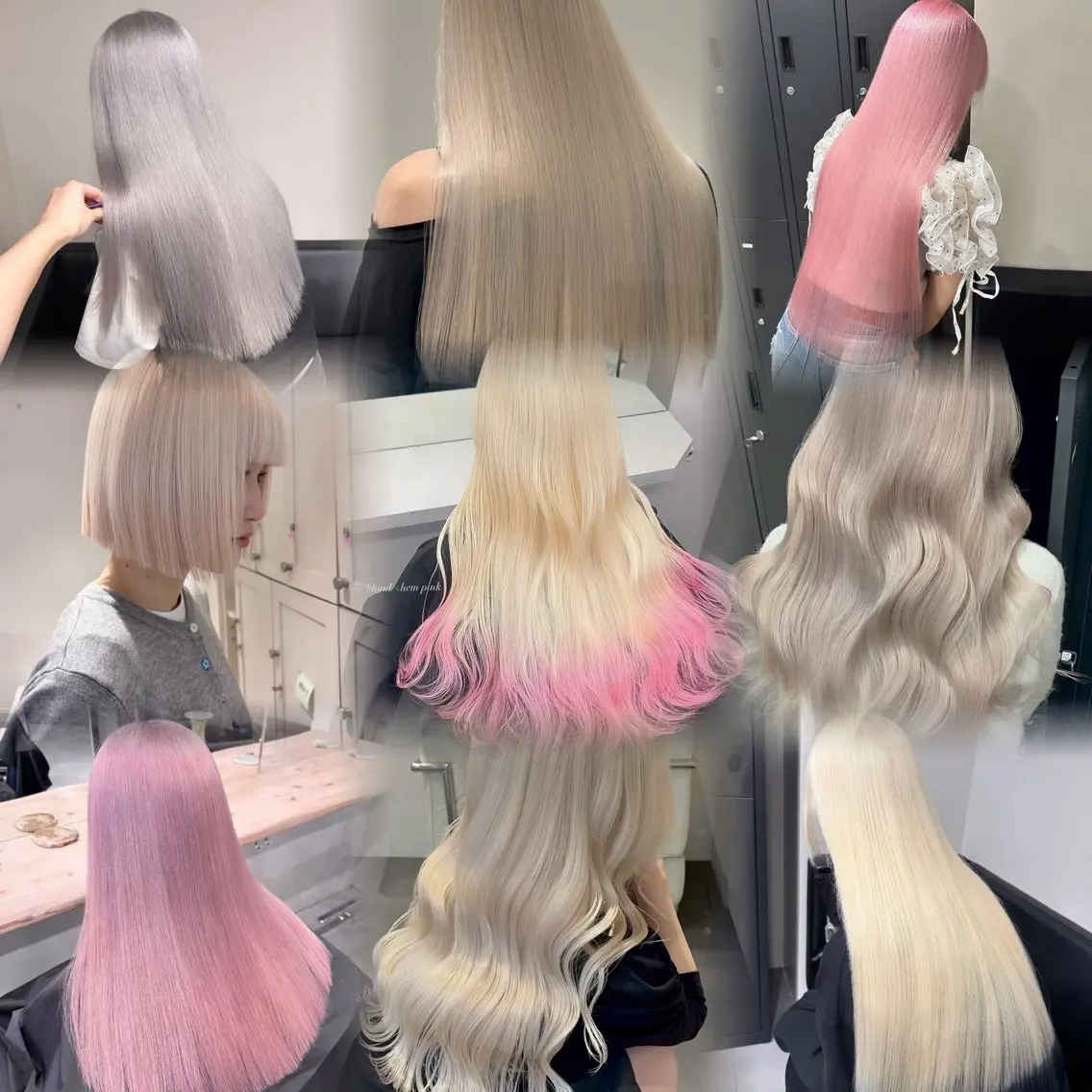 セミロング Maya/ ハイトーンカラー🦋のヘアスタイル