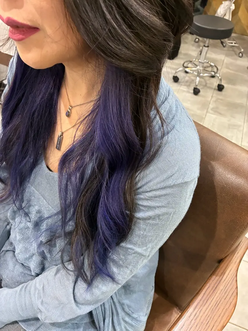 ロング カラー インナーカラー カット ヘアカラー トリートメント ❄️中野侑香❄️ ハイライト/ブリーチのヘアスタイル