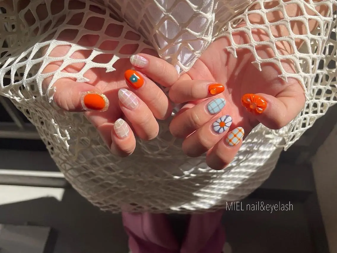 ネイル 春ネイル nail salon monailのネイルデザイン