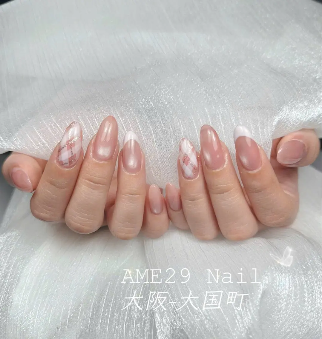 ロング AME29 Nail ネイルサロンのネイルデザイン