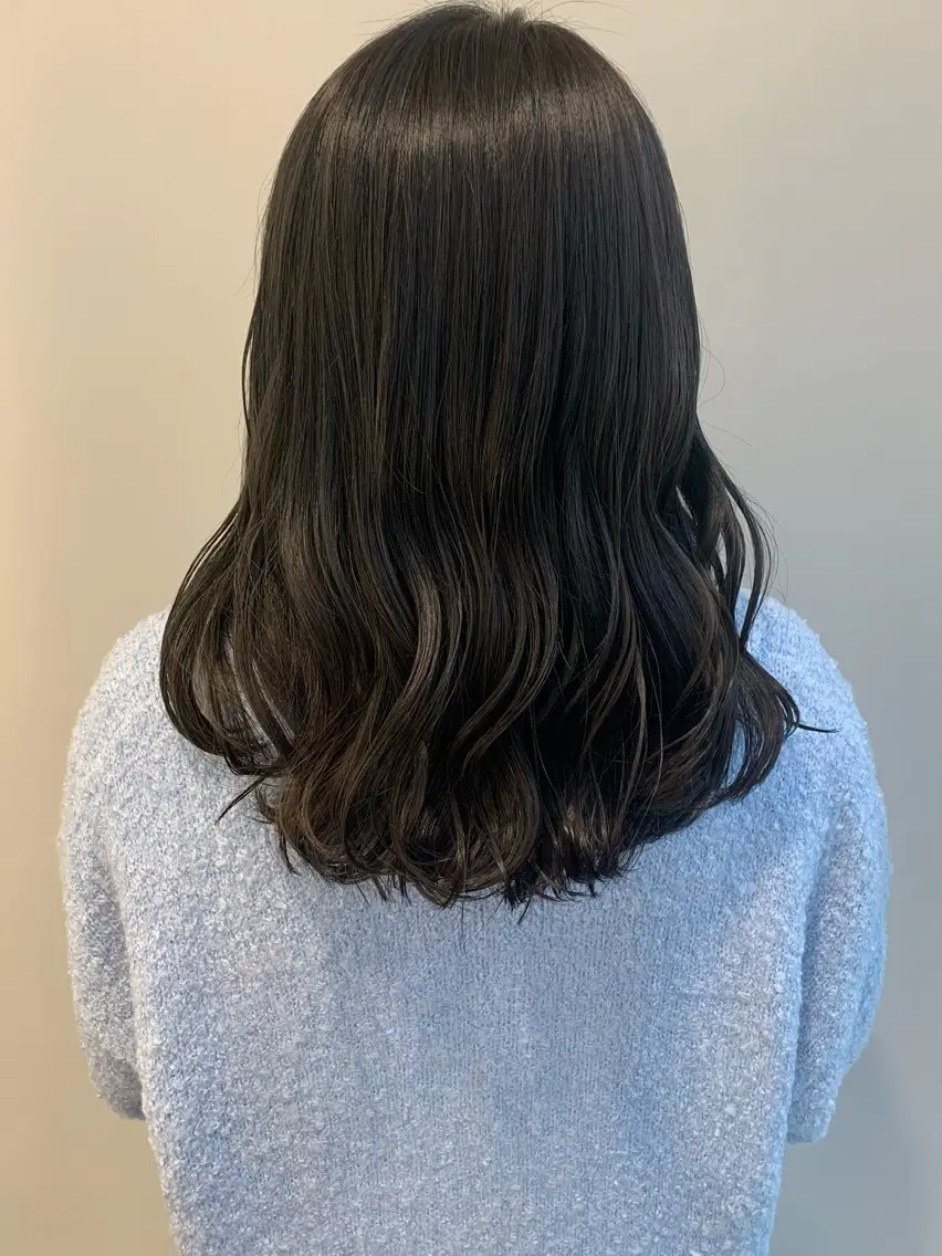 ミディアム カラー ヘアカラー トリートメント 似合わせ⌇お洒落 カット⌇平野あみのヘアスタイル