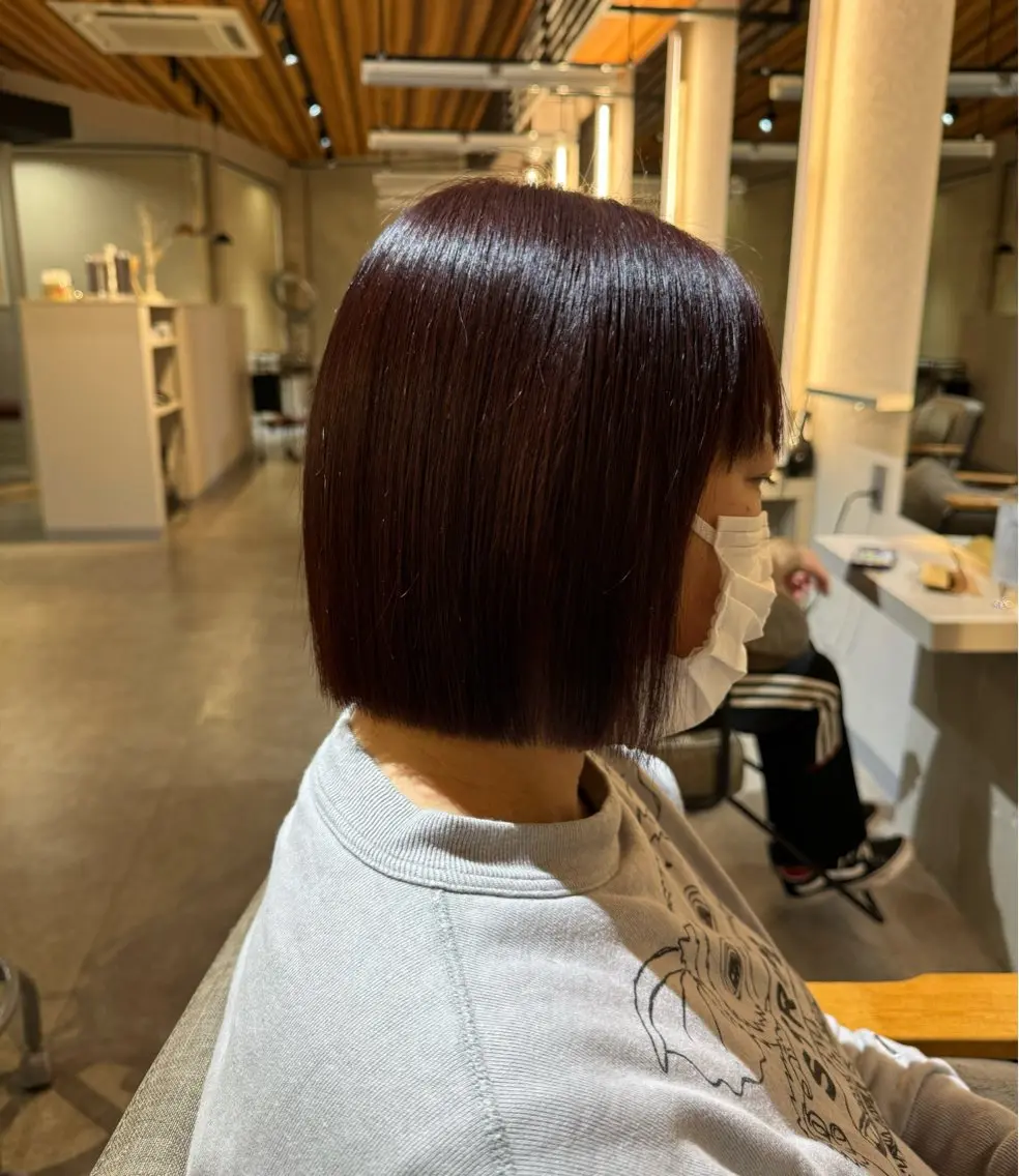 ショート ボブ 山下 遼香のヘアスタイル