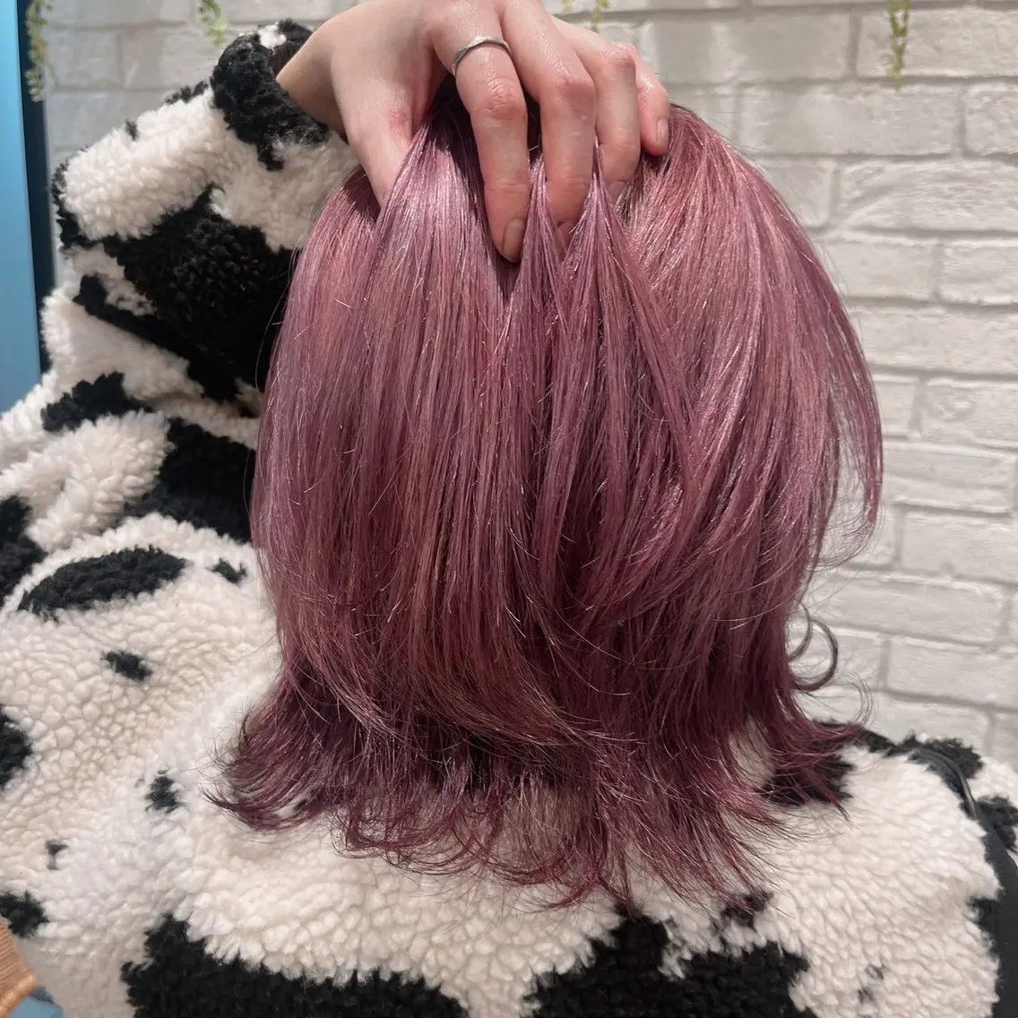 ミディアム ツヤカラー3850 まいのヘアスタイル
