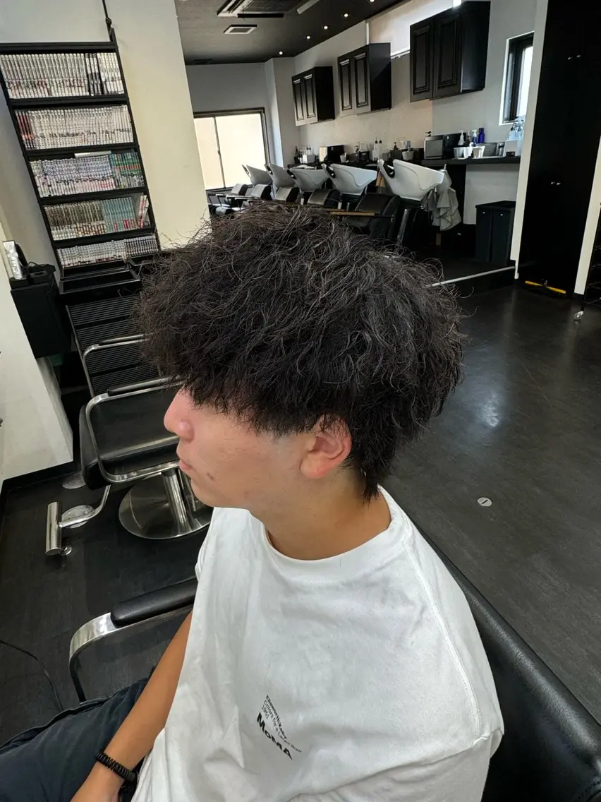 パーマ メンズ カット パーマ ✨メンズ特化✨鈴木 遼太のヘアスタイル