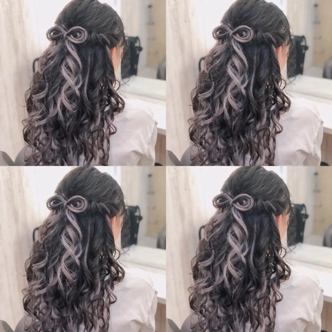 ロング ヘアアレンジ ハーフアップ ヘアセット 🌷MAYU 🌷のヘアスタイル