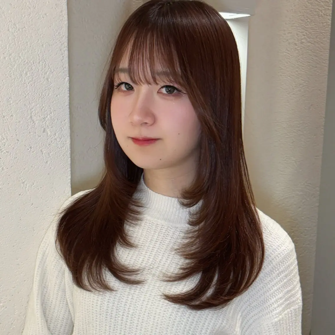 ミディアム カット レイヤーカット⭐️ 桑原 日花理のヘアスタイル