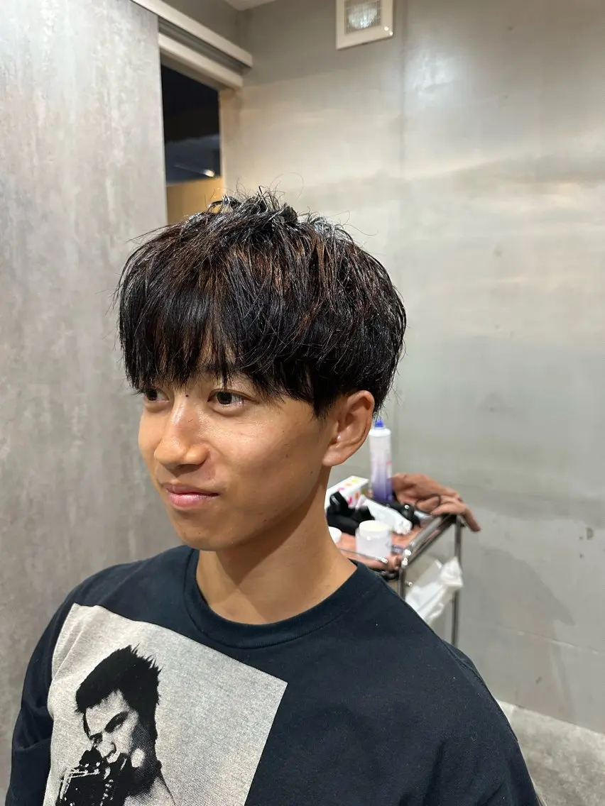 メンズ マッシュ 山田 翔夢のヘアスタイル