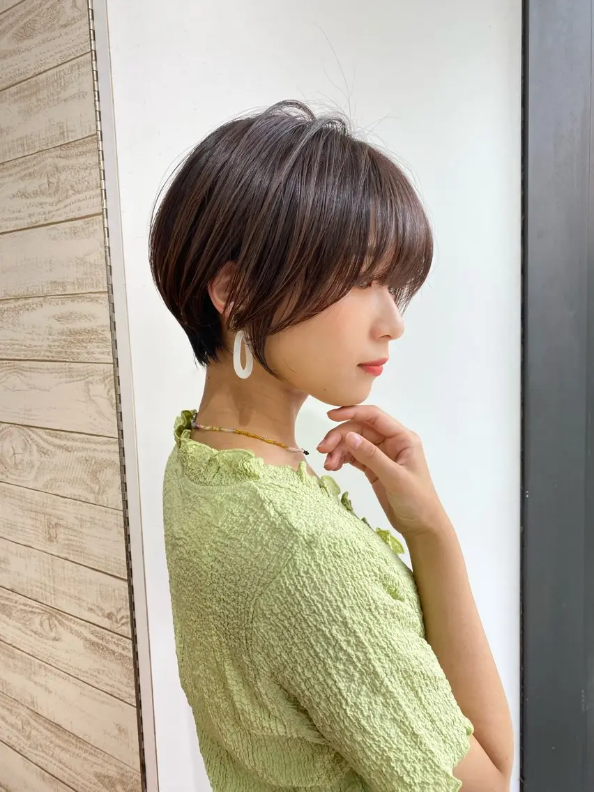 ショート ショートヘア 渡辺 杏斗龍のヘアスタイル