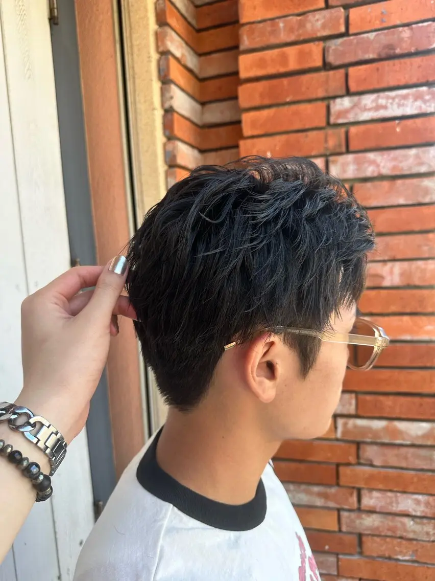 メンズ スパイキーショート 朝楽美髪✨推奨 ◎店長◎Keitaのヘアスタイル
