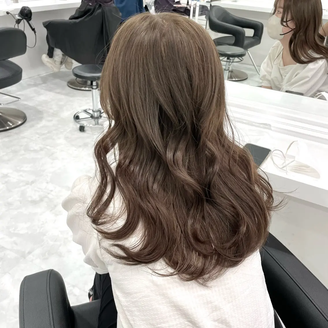 ロング 💍大人デザイン /ハイトーン♡リクトのヘアスタイル