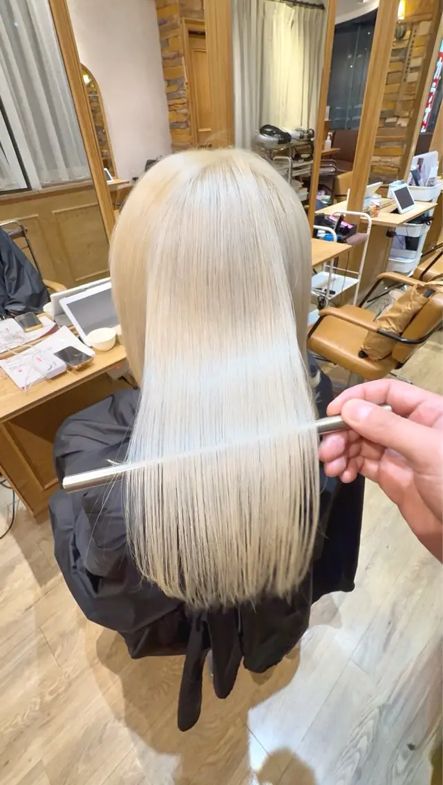 ロング ヘアカラー トリートメント 千 田のヘアスタイル