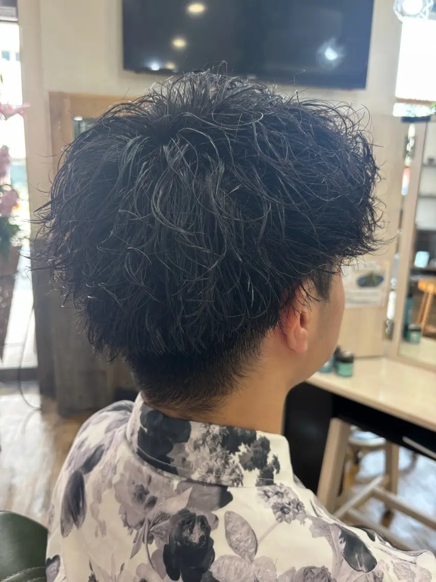 パーマ メンズ 🐰K+Plus🐰 まゆ🐰のヘアスタイル