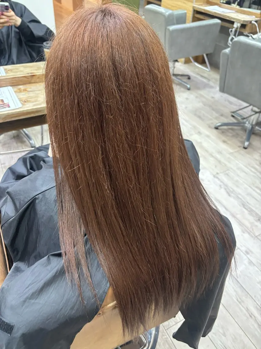 ロング ヘアカラー gisele / アシスタント千葉洋佑のヘアスタイル