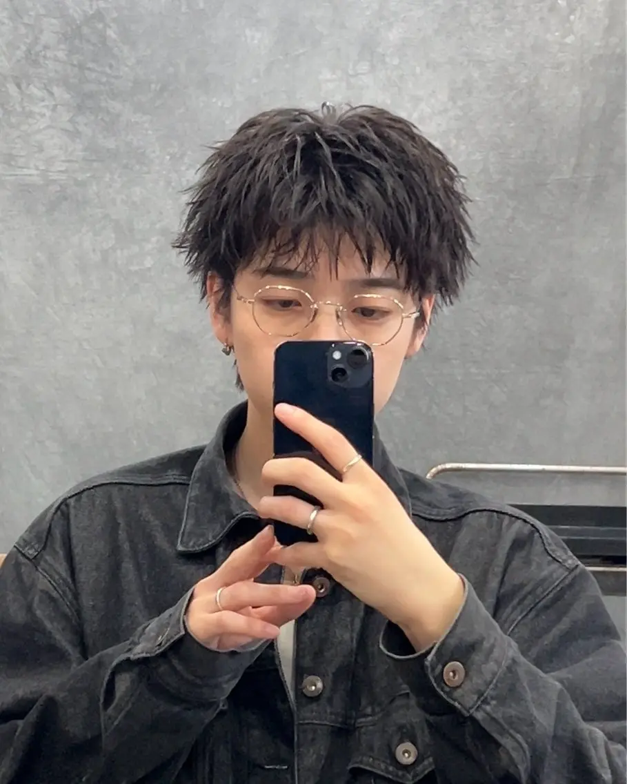 カラー パーマ メンズ カット パーマ メンズカット🐺 パーマ特化🔥舜のヘアスタイル